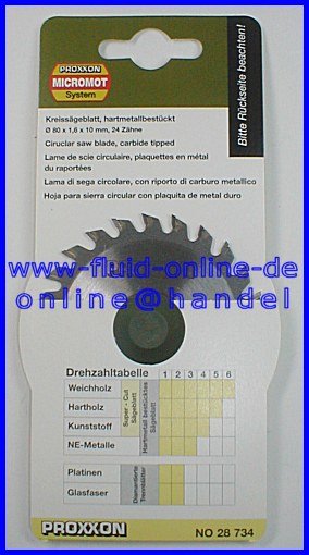 Proxxon 28734 S&auml;geblatt