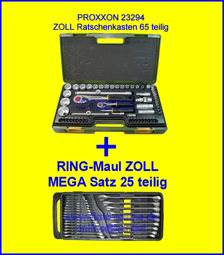 Zoll Paket 23294 + XXL RingMaulschlüssel