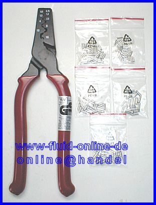 Aderendhülsen Set mit Zange