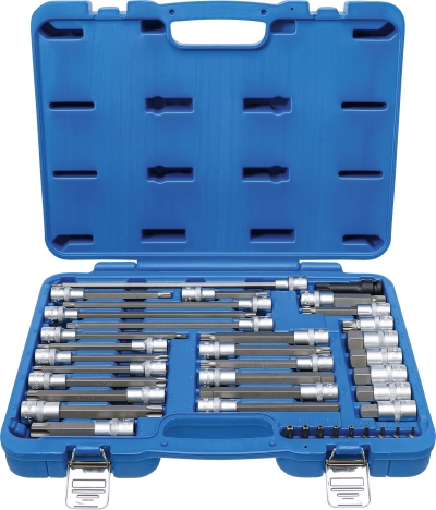 BGS 5184-TB30 Bit-Einsatz 300 Mm – 1/2" Antrieb, T30 Torx Mit Bohrung, Chrom-Vanadium-Stahl