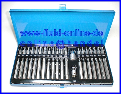 Bitsatz 40 teilig TORX Vielzahn HX