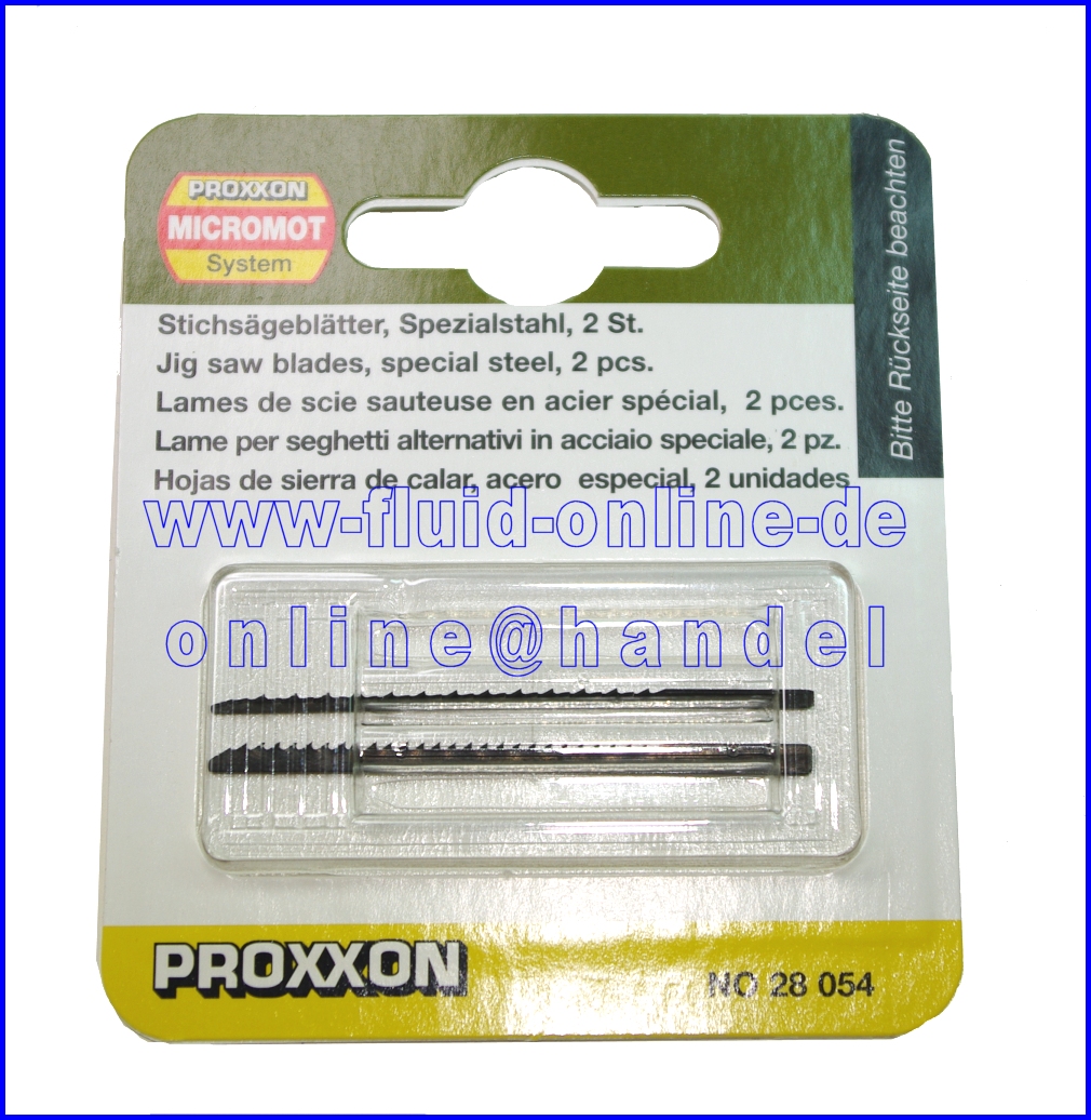 Proxxon Stichsägeblätter für Proxxon Stichsägen 2 Varianten 28054 28056 STS/E