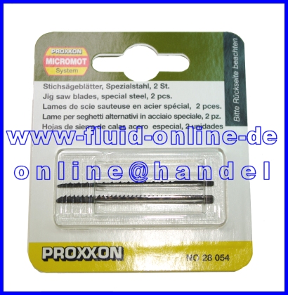 Proxxon Stichsägeblätter für Proxxon Stichsägen 2 Varianten 28054 28056 STS/E