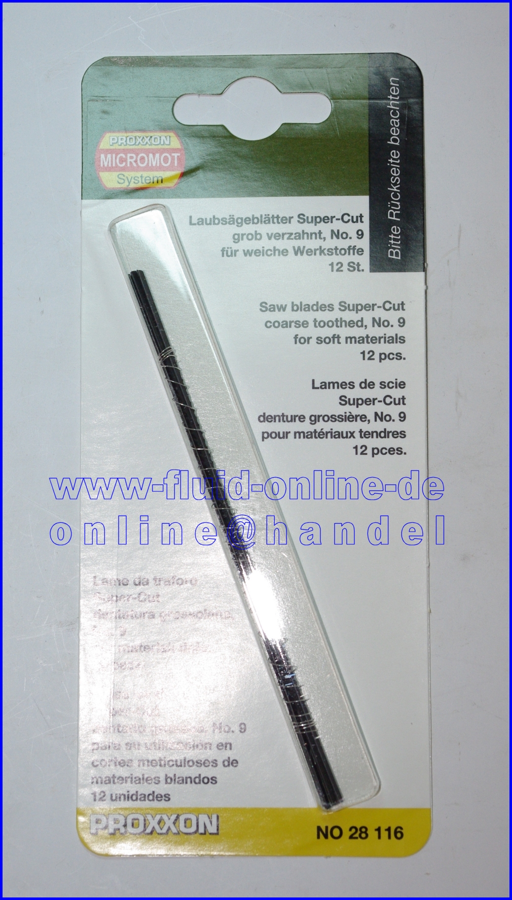 Laubsägeblätter PROXXON 28116