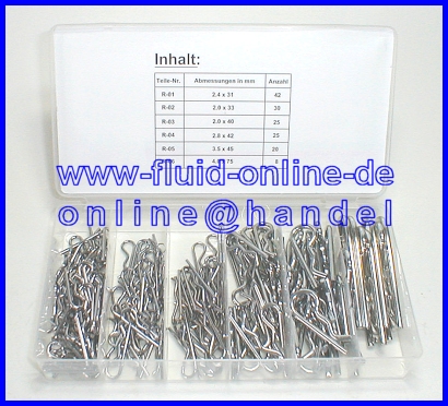 Sortiment Federstecker