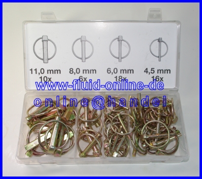 Sortiment Klappsplinte